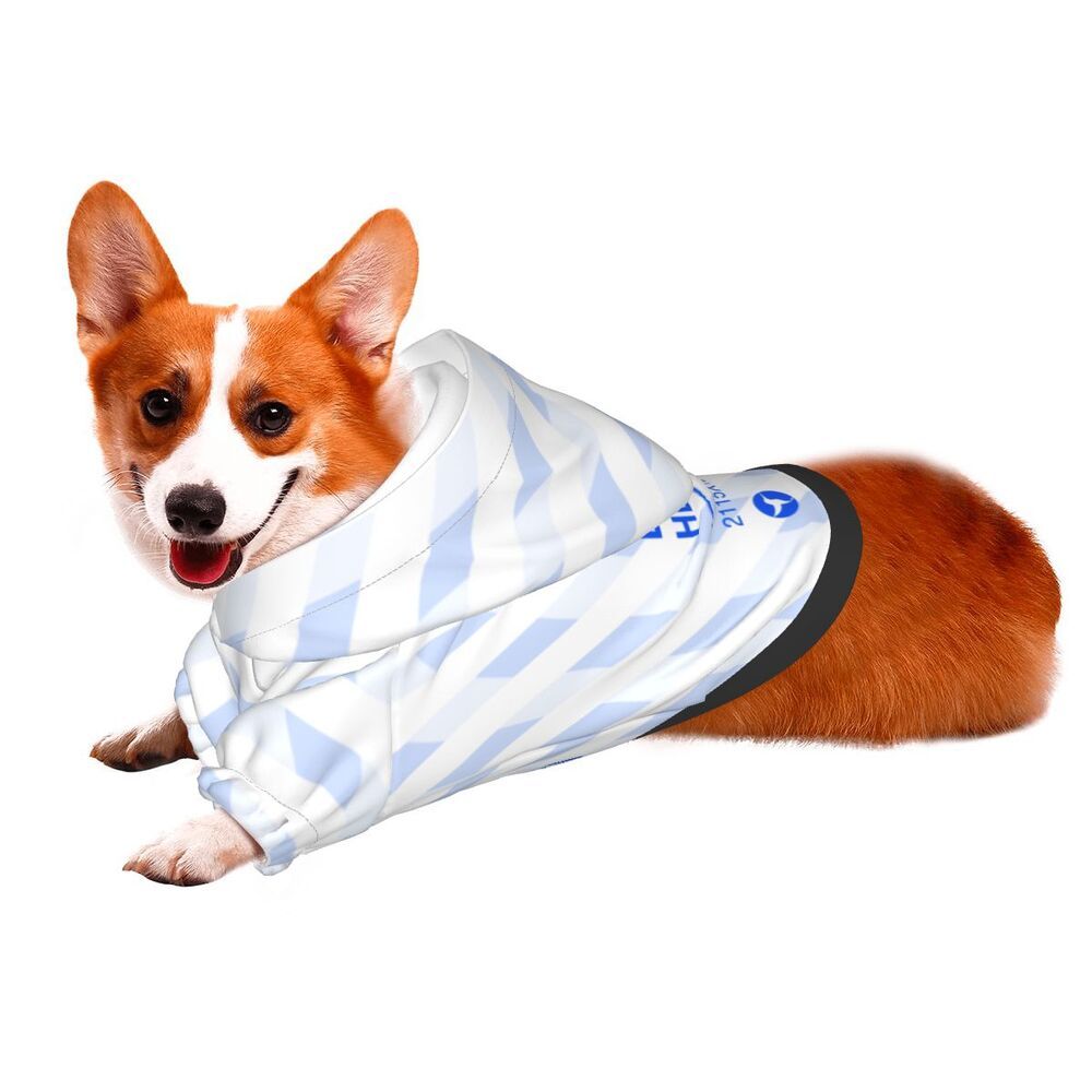 JMT-016970 Cozy Hooded Sweater for Small Pets - Soft, Breathable Polyester Design