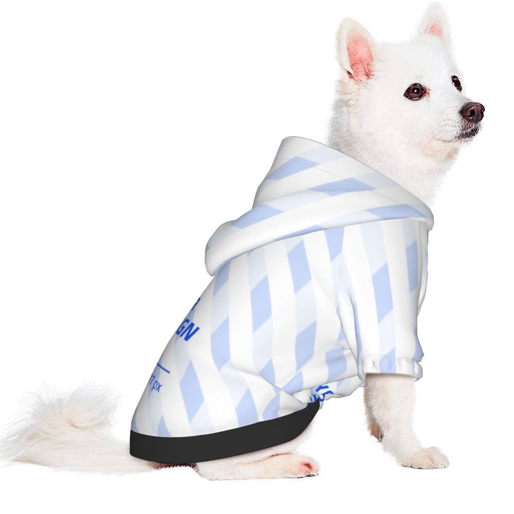JMT-016970 Cozy Hooded Sweater for Small Pets - Soft, Breathable Polyester Design