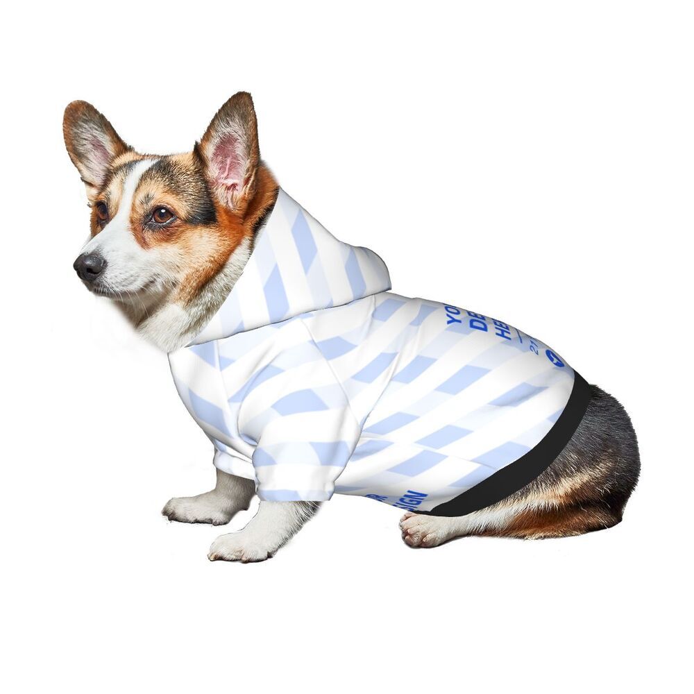 JMT-016970 Cozy Hooded Sweater for Small Pets - Soft, Breathable Polyester Design
