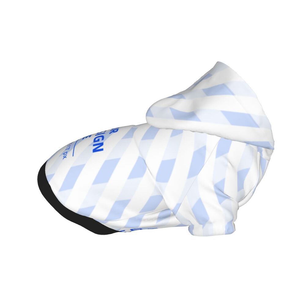 JMT-016970 Cozy Hooded Sweater for Small Pets - Soft, Breathable Polyester Design