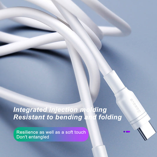 JMT-017226 2M Type-C 5A Quick Charging Cable for HUAWEI MATE20 - Durable USB Data Transfer
