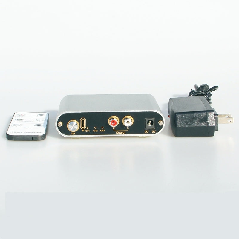 JMT-017226 Audio Source Switch with Infrared Remote Control and Memory Function