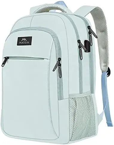 JMT-017226 Unisex Waterproof Notebook Backpack with USB Charging Port for Business Travel