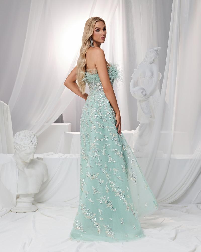 JMT-017290 Elegant Green Women's Dress - Model SH0101