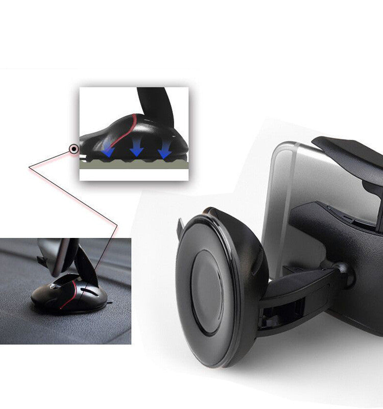 JMT-018058 Adjustable Universal Phone Holder for Car with Strong Suction Cup and Hydraulic Design