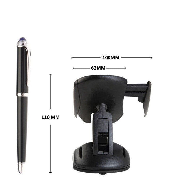 JMT-018058 Adjustable Universal Phone Holder for Car with Strong Suction Cup and Hydraulic Design