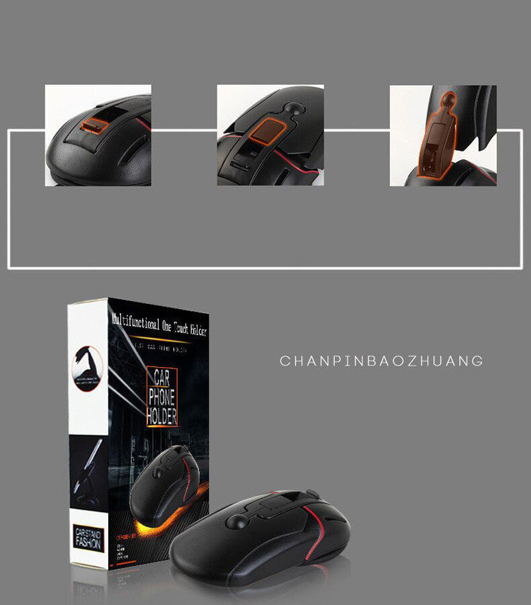 JMT-018058 Adjustable Universal Phone Holder for Car with Strong Suction Cup and Hydraulic Design