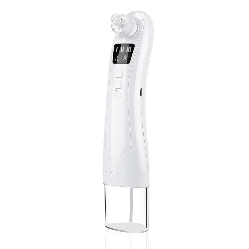 JMT-018186 Compact Electric Blackhead Remover with Water Tank Display and USB Charging