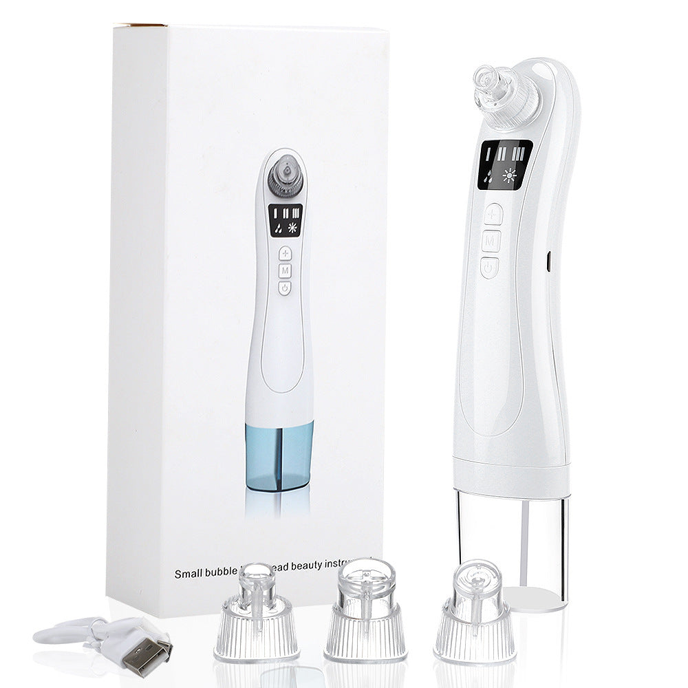 JMT-018186 Compact Electric Blackhead Remover with Water Tank Display and USB Charging