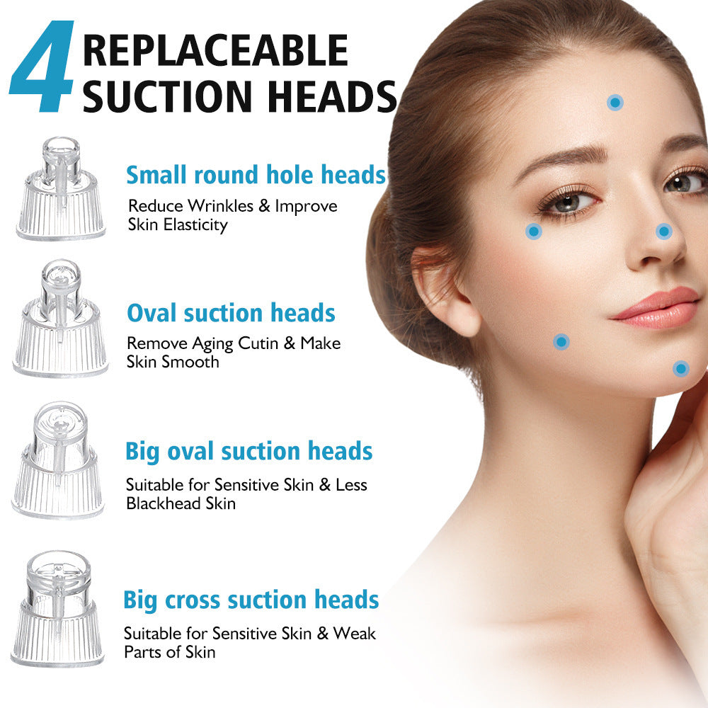 JMT-018186 Compact Electric Blackhead Remover with Water Tank Display and USB Charging