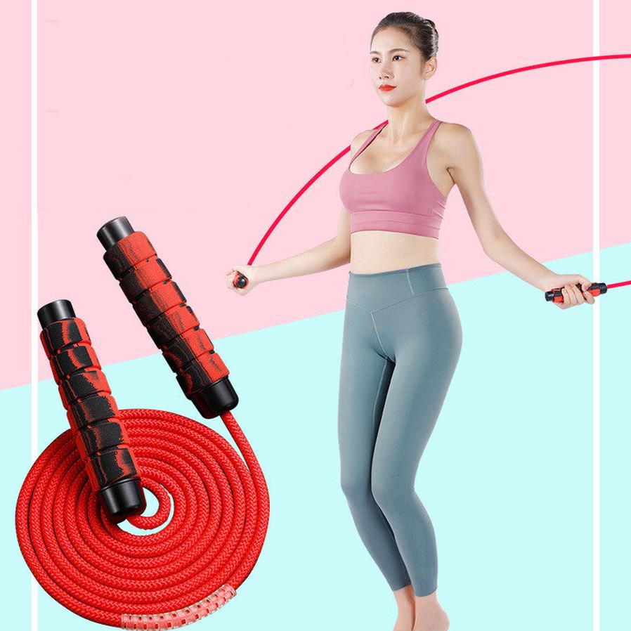 JMT-018250 Graffiti Design Weight-bearing Skipping Rope for Enhanced Fitness Workouts