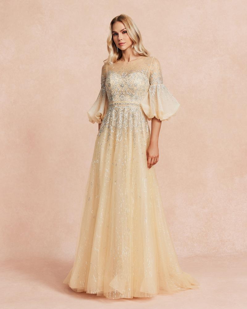 JMT-018442 Champagne Elegance Women's Dress - SH0088