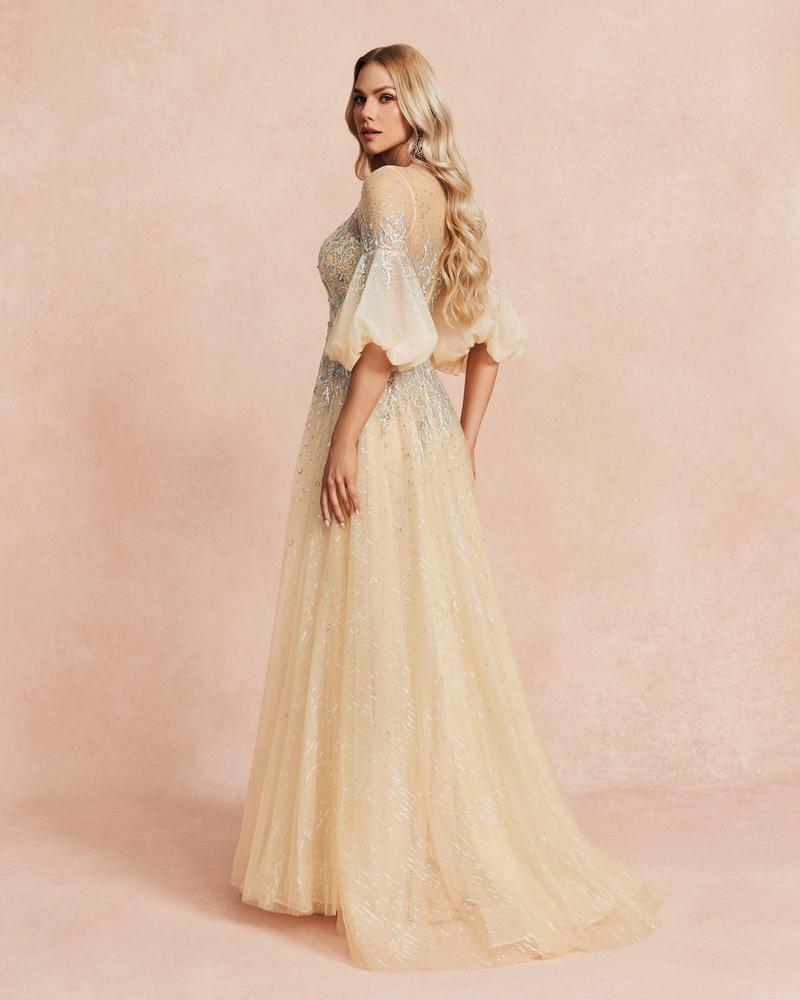 JMT-018442 Champagne Elegance Women's Dress - SH0088