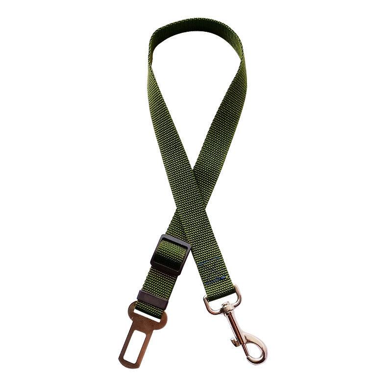 JMT-018698 Adjustable Multicolor Pet Seat Belt for Dogs & Cats - Safety Towing Rope with Quality Buckle