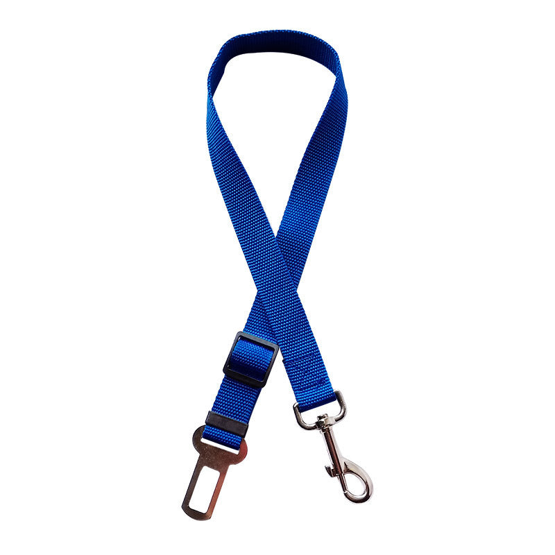 JMT-018698 Adjustable Multicolor Pet Seat Belt for Dogs & Cats - Safety Towing Rope with Quality Buckle
