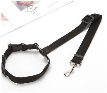 JMT-018698 Adjustable Multicolor Pet Seat Belt for Dogs & Cats - Safety Towing Rope with Quality Buckle