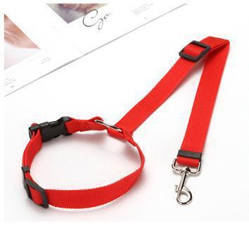 JMT-018698 Adjustable Multicolor Pet Seat Belt for Dogs & Cats - Safety Towing Rope with Quality Buckle