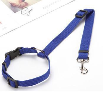 JMT-018698 Adjustable Multicolor Pet Seat Belt for Dogs & Cats - Safety Towing Rope with Quality Buckle