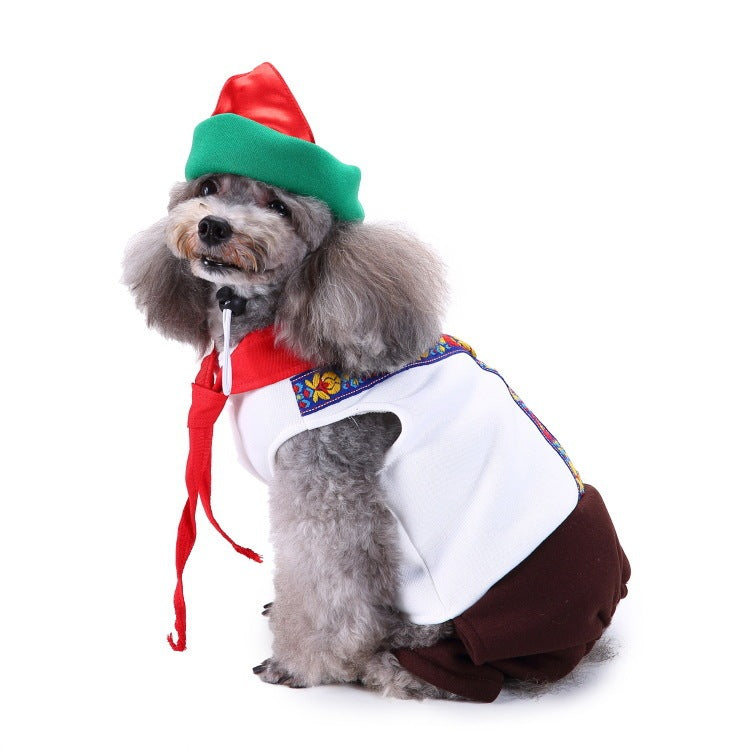 JMT-018826 Creative Holiday-Themed Dog Apparel for Halloween and Christmas Celebrations