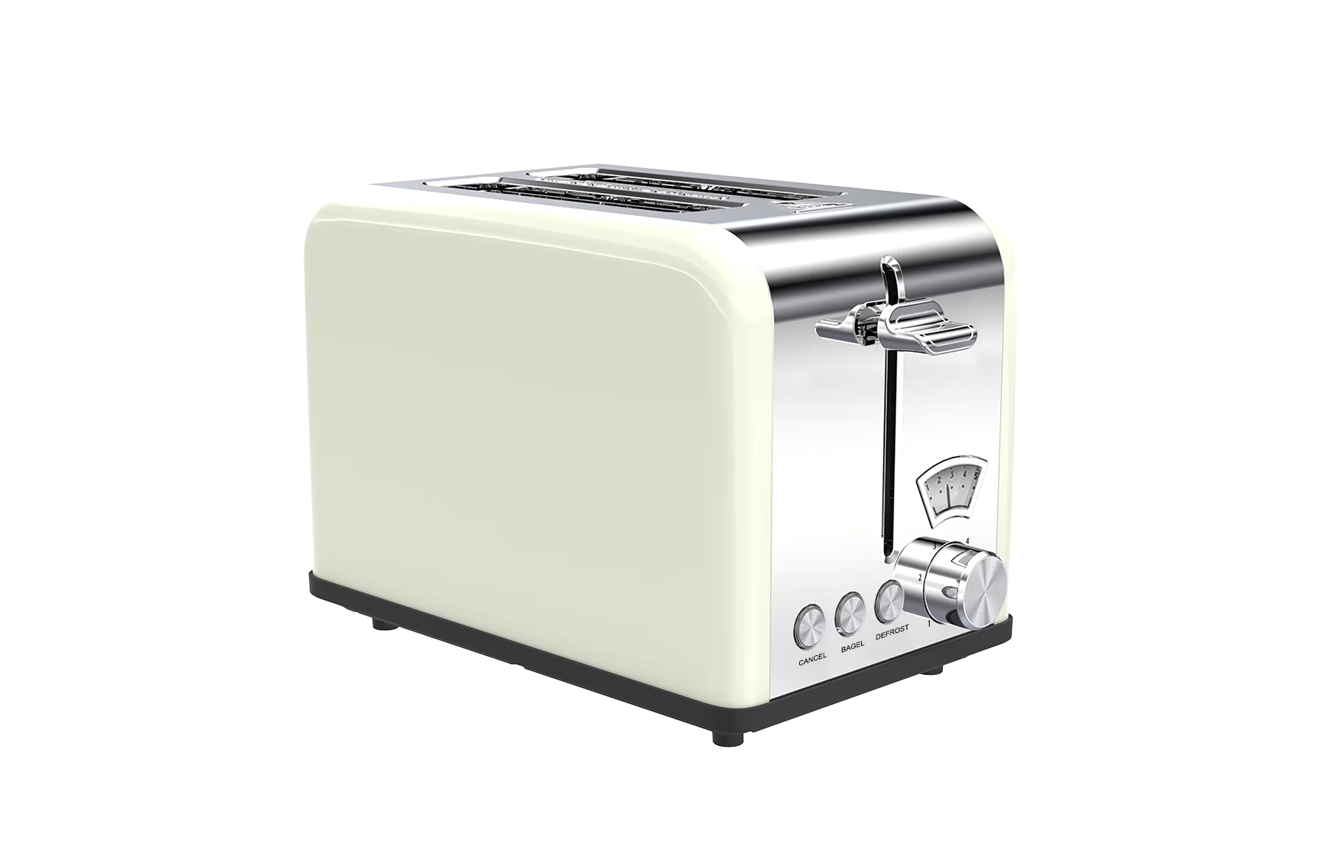 JMT-019018 Stainless Steel 2-Slice Toaster with Adjustable Browning Control