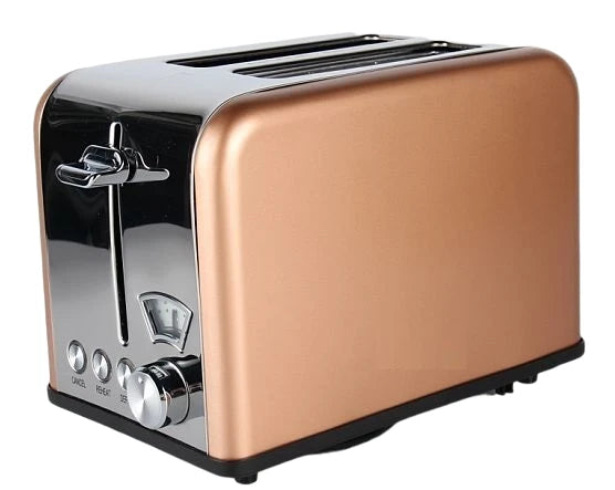 JMT-019018 Stainless Steel 2-Slice Toaster with Adjustable Browning Control