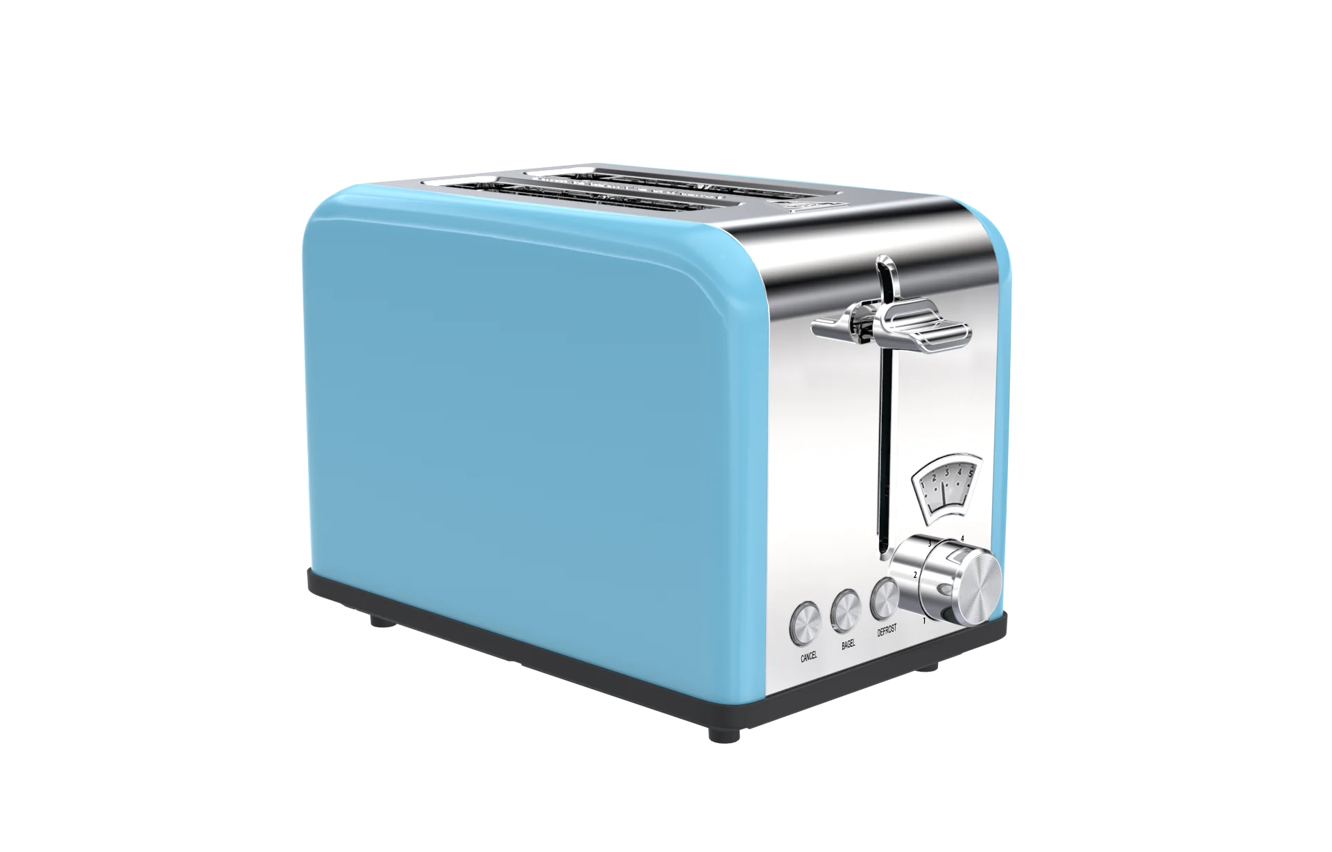 JMT-019018 Stainless Steel 2-Slice Toaster with Adjustable Browning Control