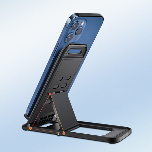 JMT-019210 Portable Folding Adjustable Phone and Tablet Holder - Sturdy, Anti-Slip Design for Optimal Viewing