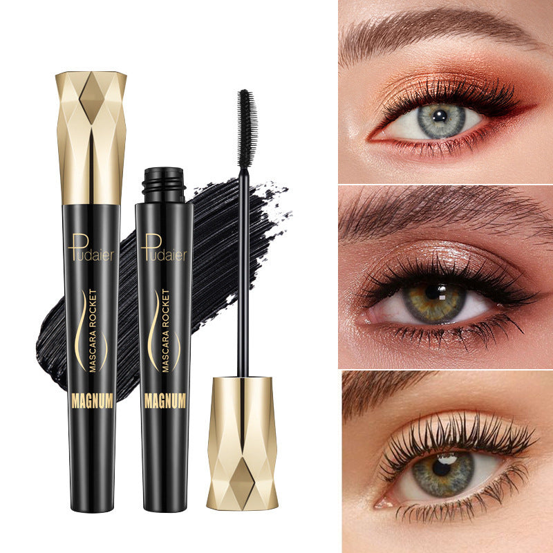 JMT-019466 4D Thick Curl Waterproof Mascara - Lengthening, Volumizing, Smudge-Proof Black Formula