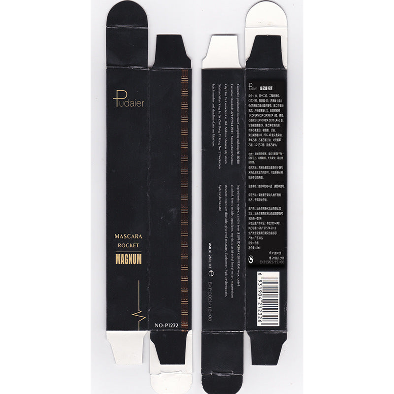JMT-019466 4D Thick Curl Waterproof Mascara - Lengthening, Volumizing, Smudge-Proof Black Formula