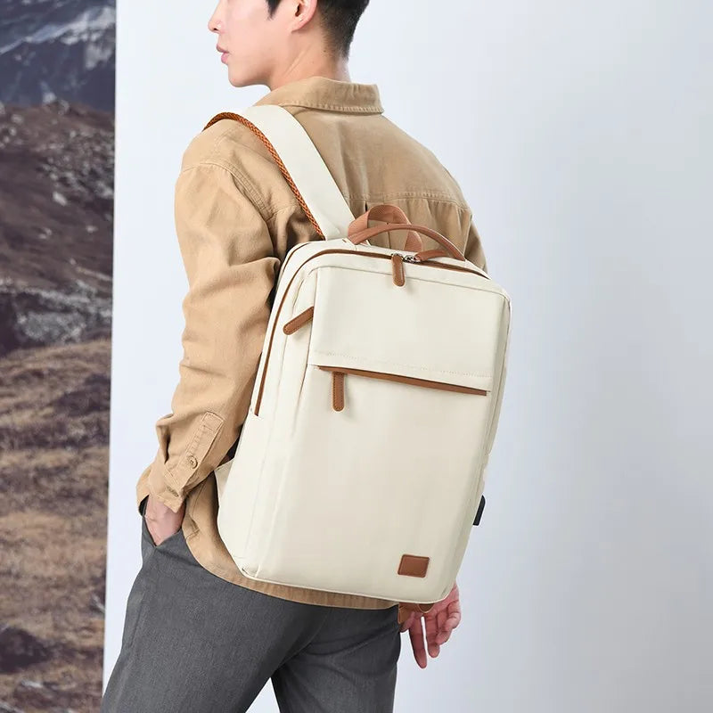 JMT-019530 Waterproof Laptop Backpack with USB Charging Port for Office and Travel