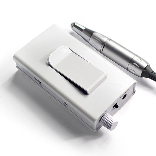 JMT-019658 Rechargeable Electric Nail Polisher with Dual Control and 6 Grinding Heads