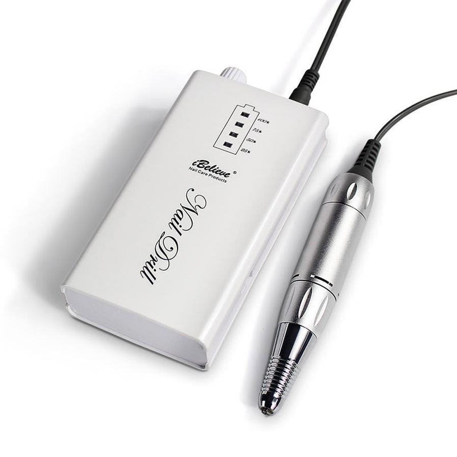 JMT-019658 Rechargeable Electric Nail Polisher with Dual Control and 6 Grinding Heads