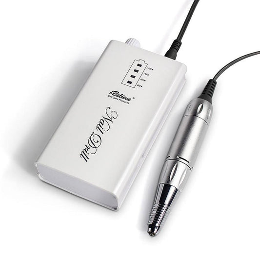 JMT-019658 Rechargeable Electric Nail Polisher with Dual Control and 6 Grinding Heads