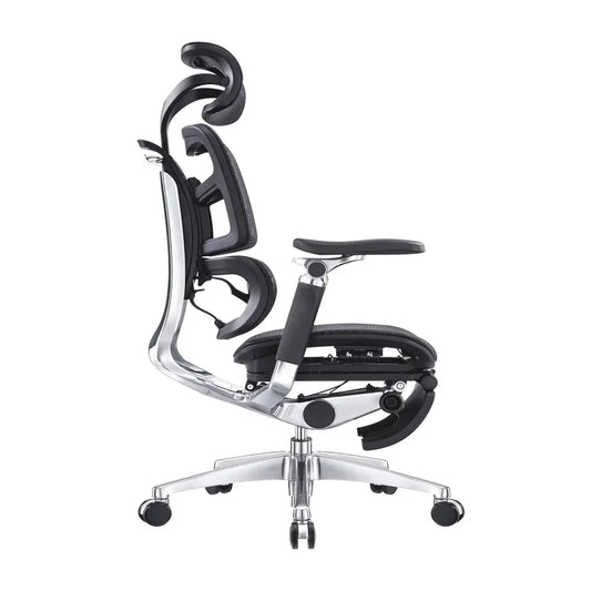 JMT-020106 Ergonomic Black Mesh Office Chair with Lumbar Support and Adjustable Height for Enhanced Comfort and Support