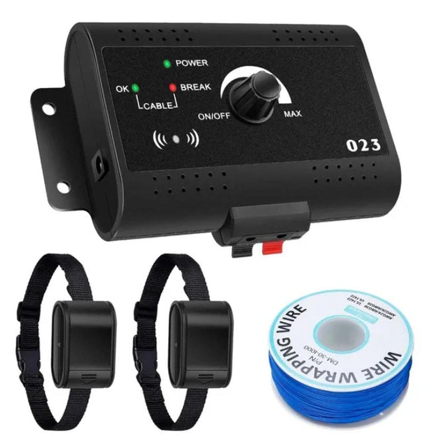 JMT-020362 Electric Dog Fence System with Collar and Underground Wire for Reliable Pet Containment