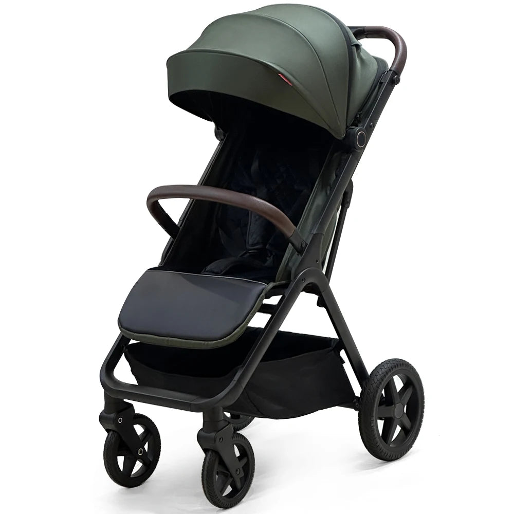 JMT-020362 Lightweight Aluminium Alloy Frame Travel Stroller with Quick Folding Design for Easy Transport