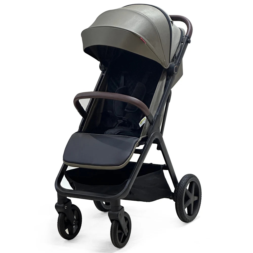 JMT-020362 Lightweight Aluminium Alloy Frame Travel Stroller with Quick Folding Design for Easy Transport