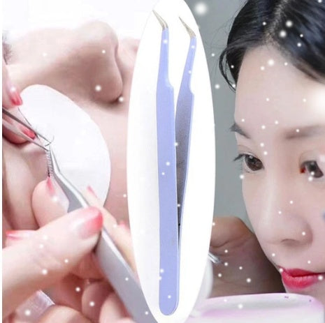 JMT-020618 Precision Stainless Steel Tweezers for Eyebrow Shaping and Eyelash Extensions