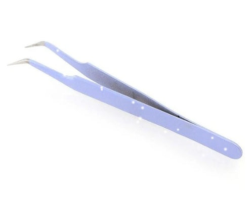 JMT-020618 Precision Stainless Steel Tweezers for Eyebrow Shaping and Eyelash Extensions