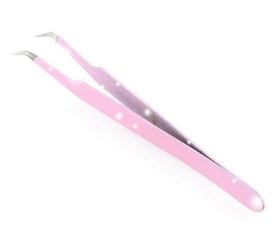 JMT-020618 Precision Stainless Steel Tweezers for Eyebrow Shaping and Eyelash Extensions
