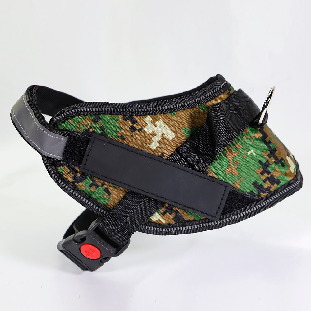 JMT-020682 Nylon Dog Chest Harness - Adjustable Sizes XS to XXL for Comfort and Control