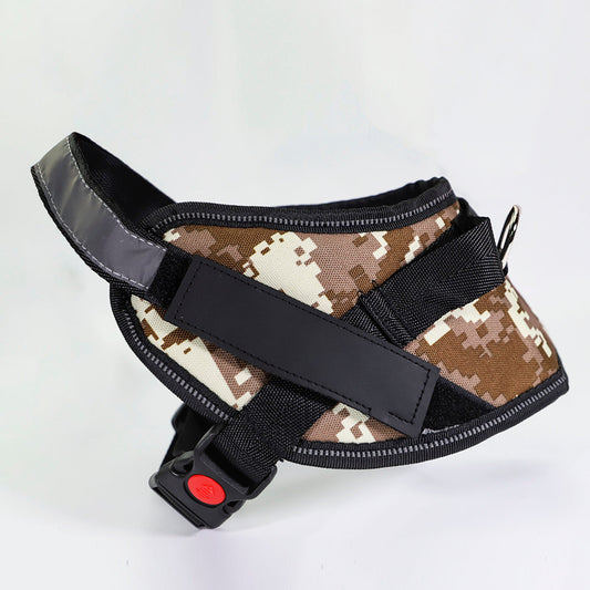 JMT-020682 Nylon Dog Chest Harness - Adjustable Sizes XS to XXL for Comfort and Control