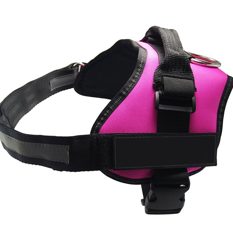 JMT-020682 Nylon Dog Chest Harness - Adjustable Sizes XS to XXL for Comfort and Control