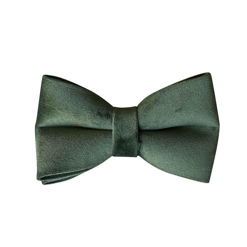 JMT-021002 Green Velvet Wool Dog Collar and Leash Set for All Seasons - Sizes S, M, L, XL