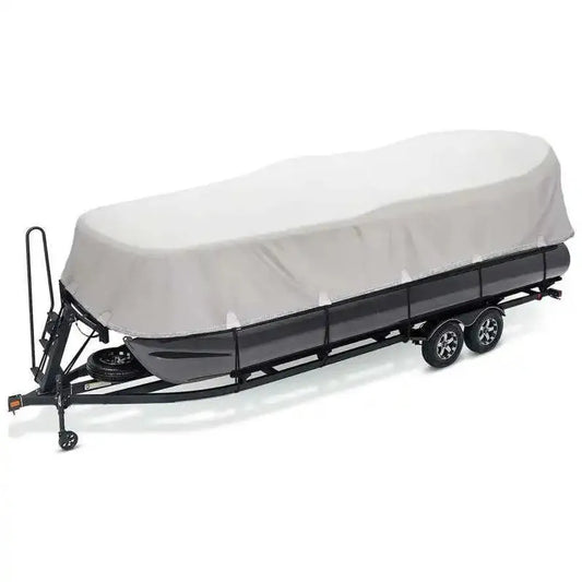 JMT-021130 Upgraded 800D Waterproof Pontoon Boat Cover with PU Coating for 19FT-21FT Boats