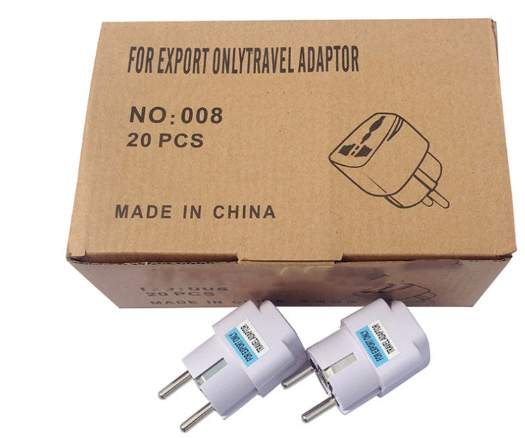 JMT-021194 Universal Multi-Country Travel Plug Adapter with 3-Hole and 2-Hole Options
