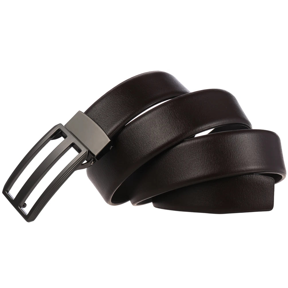JMT-021258 Genuine Leather Casual Belt with Adjustable Holes - Model LY35-0302-4