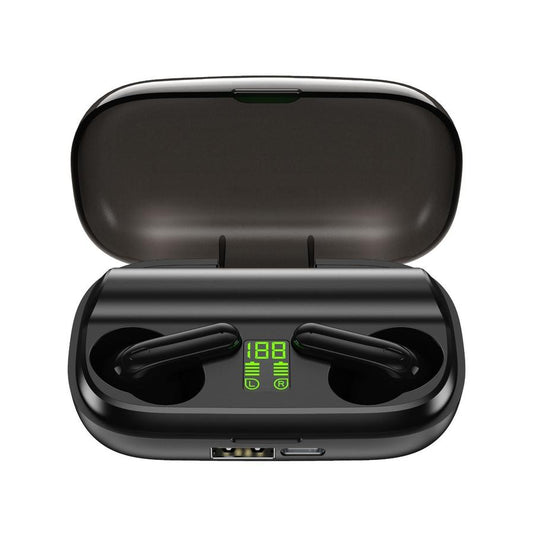 JMT-021322 Bluetooth V5.0 Wireless Headset with True Stereo Sound and Charging Case