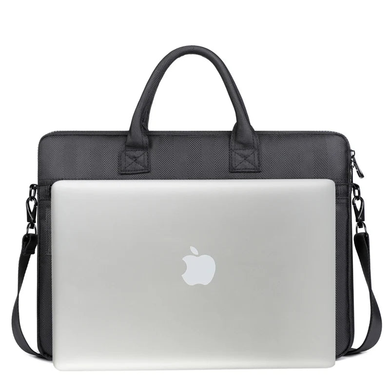 JMT-021322 Casual Oxford Briefcase for 14 Inch Laptop - Multifunctional & Wear-Resistant Business Handbag with Large Capacity