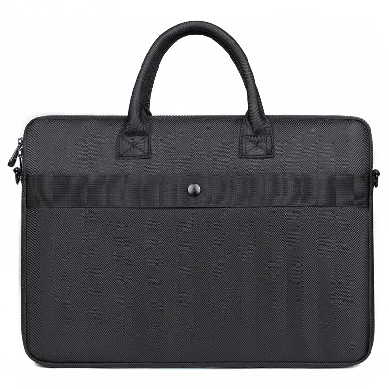 JMT-021322 Casual Oxford Briefcase for 14 Inch Laptop - Multifunctional & Wear-Resistant Business Handbag with Large Capacity
